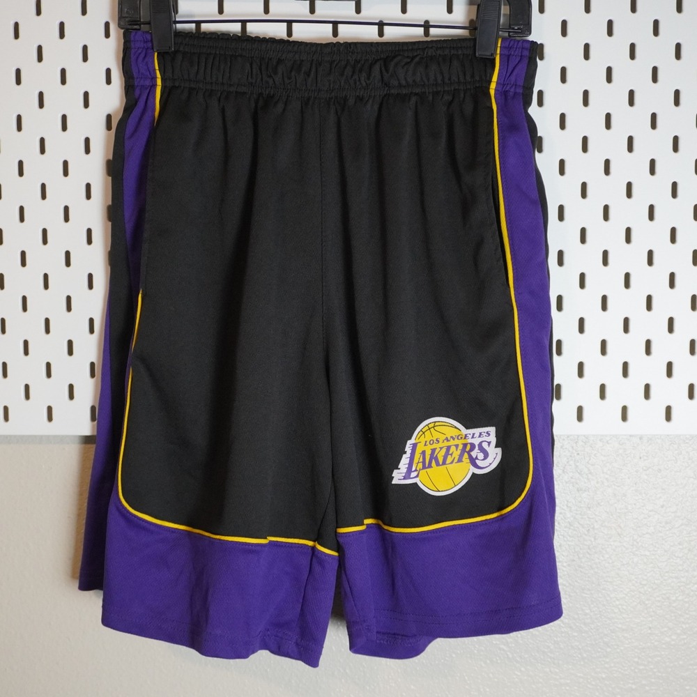 NBA Los Angeles‎ Lakers Shorts Medium Black Purple Gold Basketball